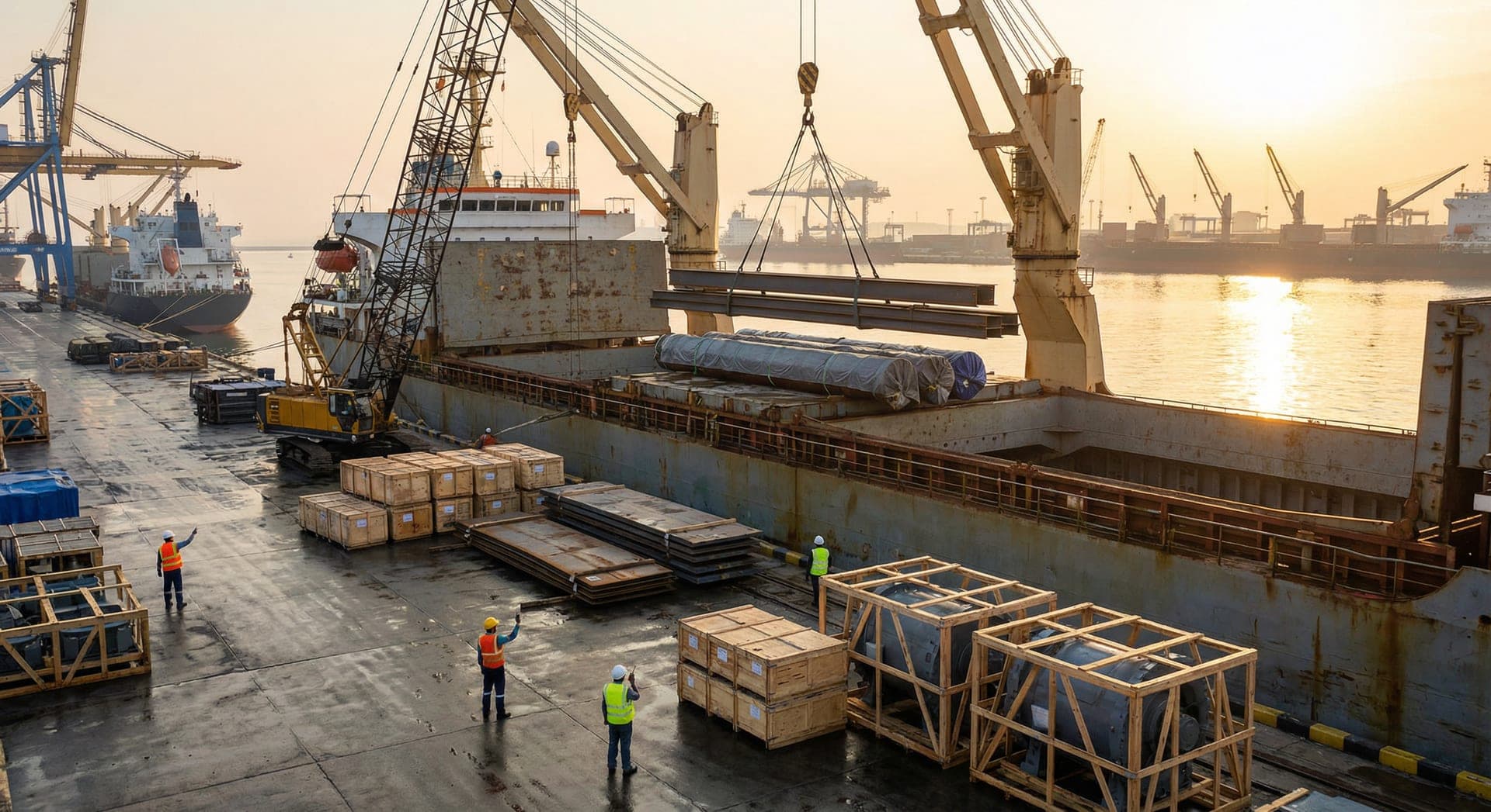 Breakbulk shipping for heavy and oversized cargo