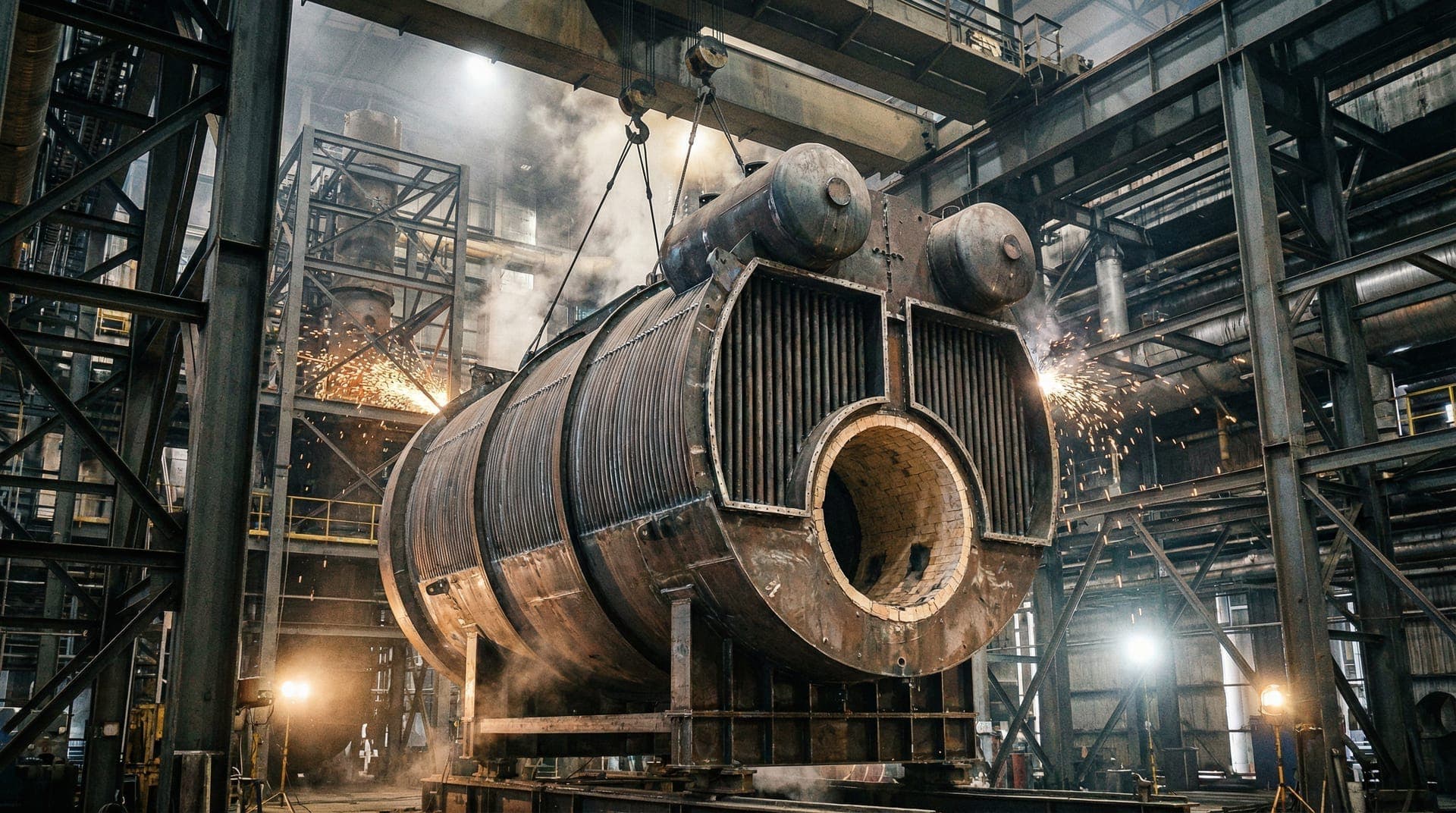Boilers shipping and transport