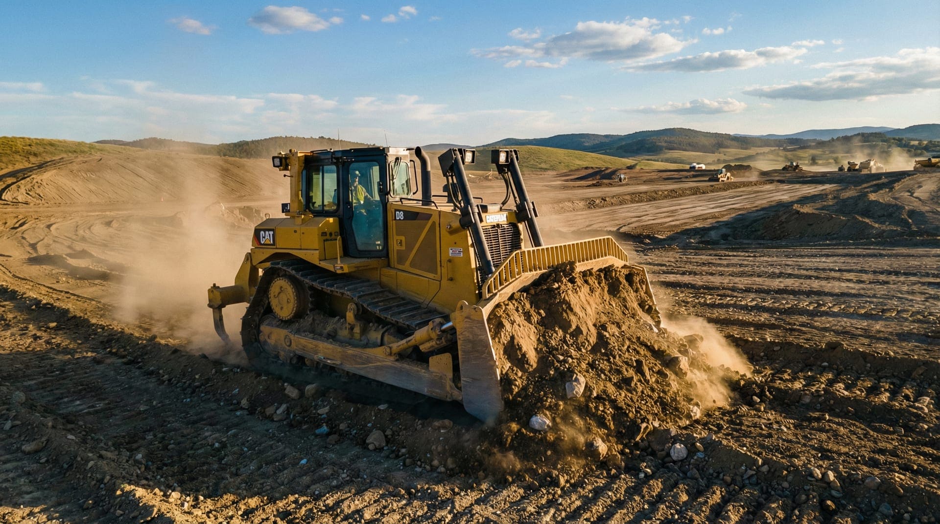 Bulldozers shipping and transport