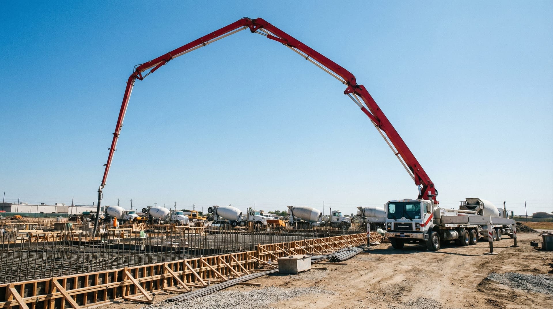 Concrete Equipment shipping and transport