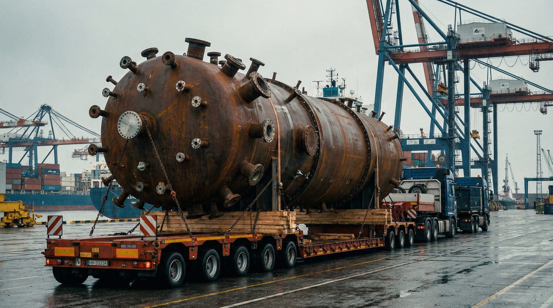 Pressure Vessels shipping and transport