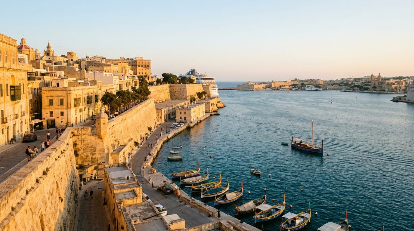 Cargo port serving shipments Malta
