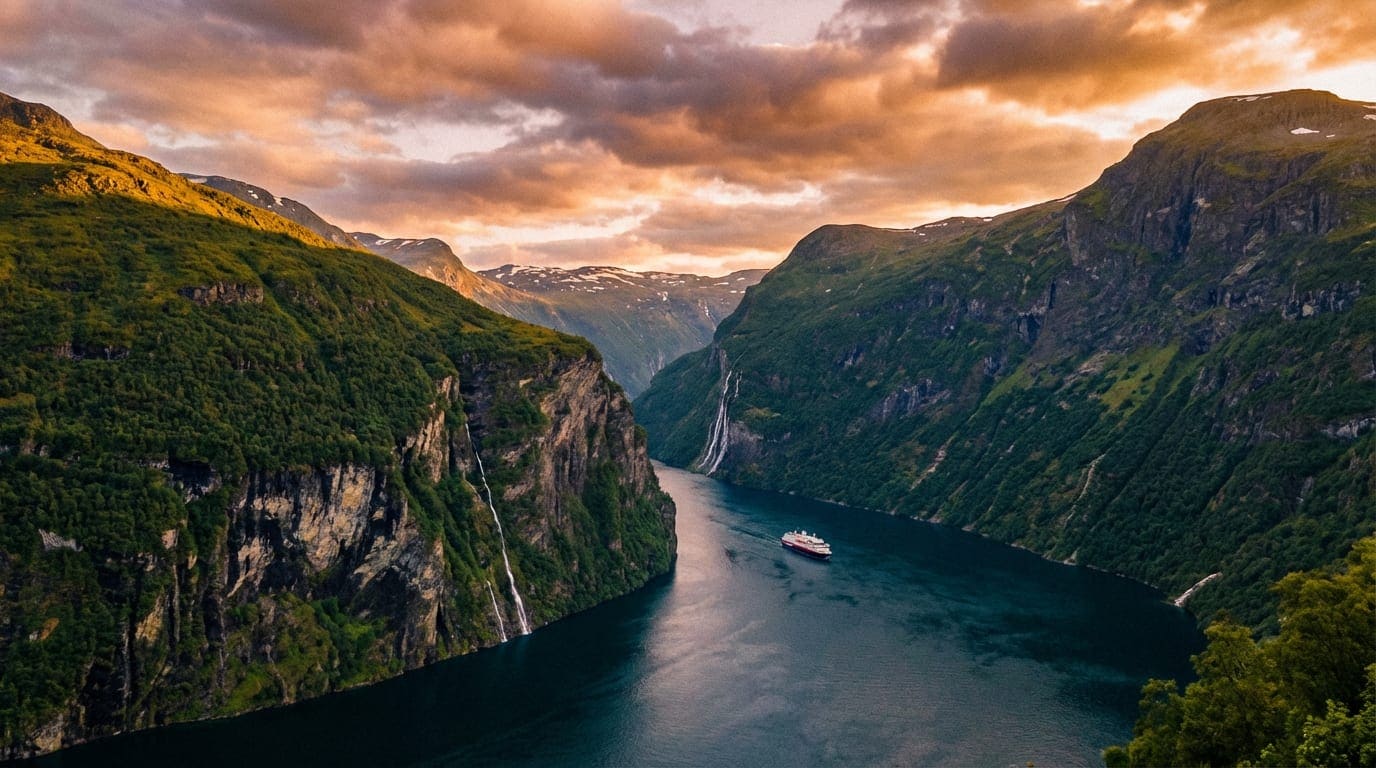 Cargo port serving shipments Norway
