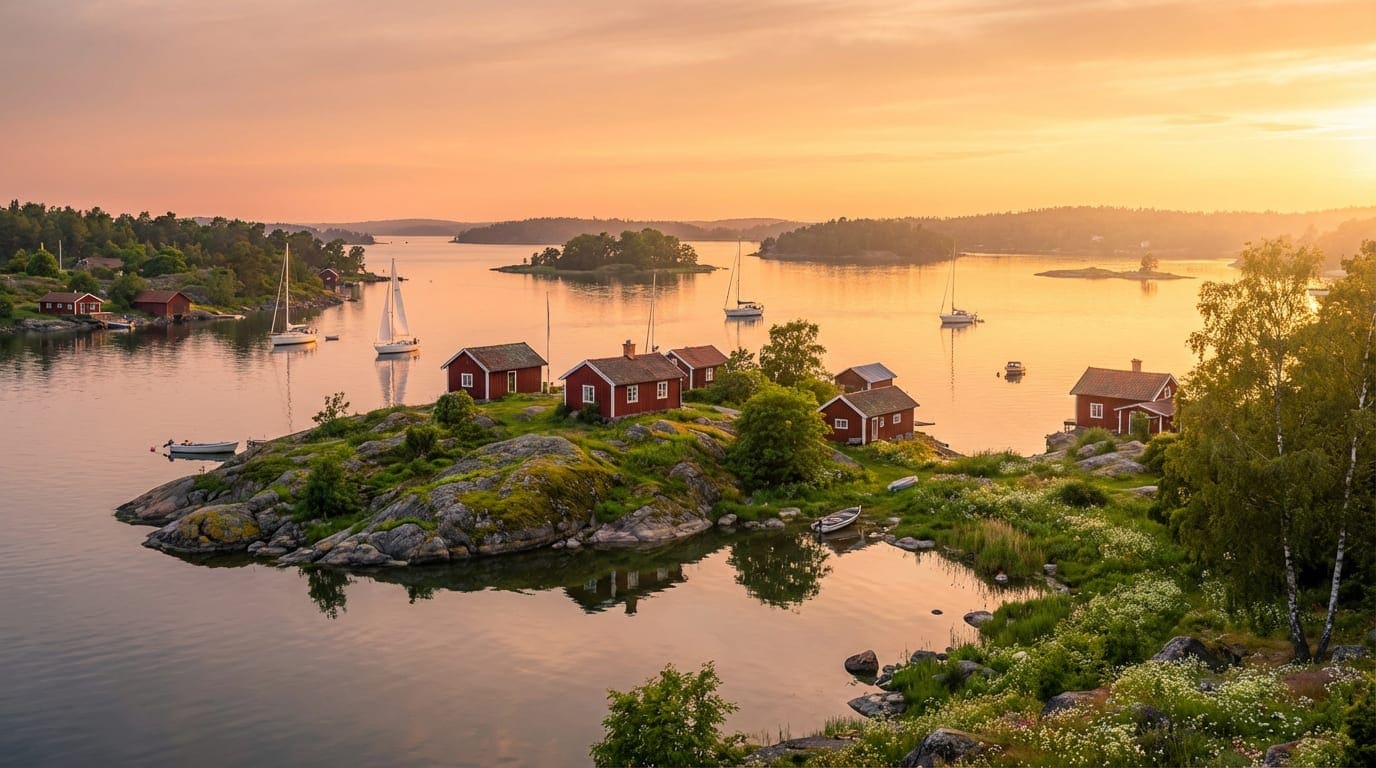 Cargo port serving shipments Sweden