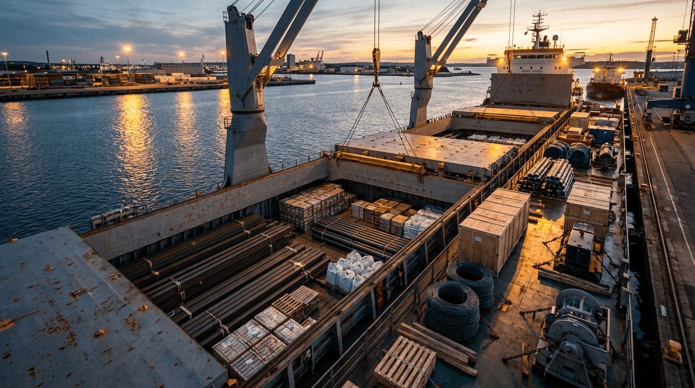 Breakbulk ocean shipping