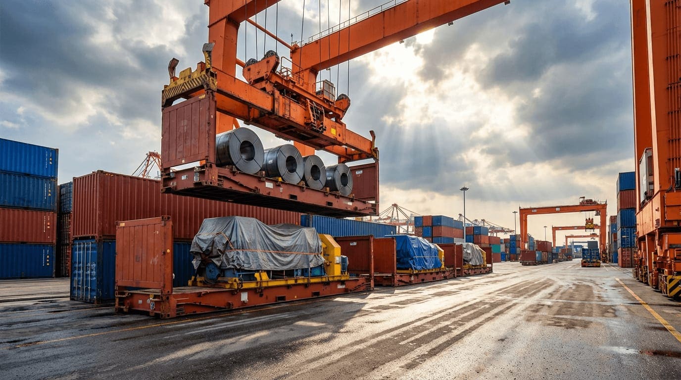 Flat Rack Containers for Oversized Cargo