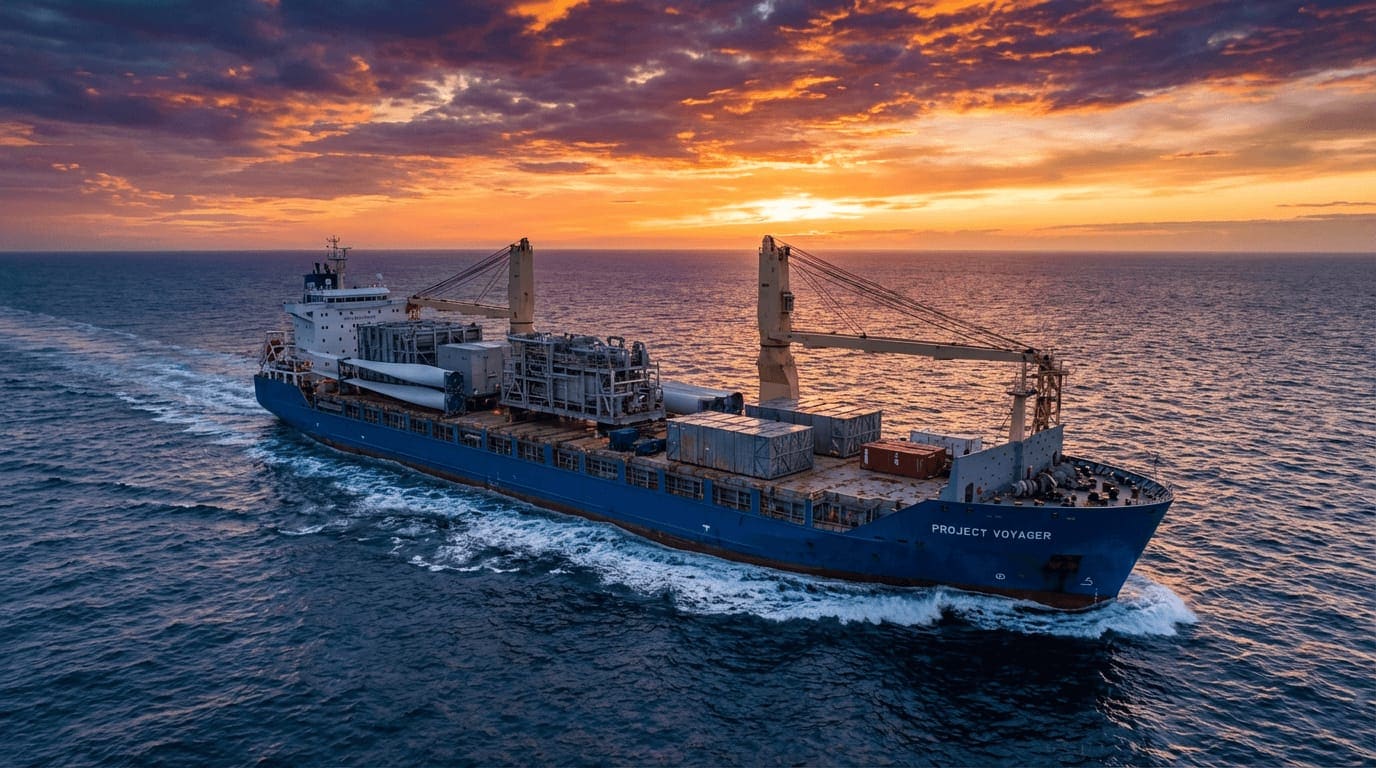 Chartering a vessel for project cargo