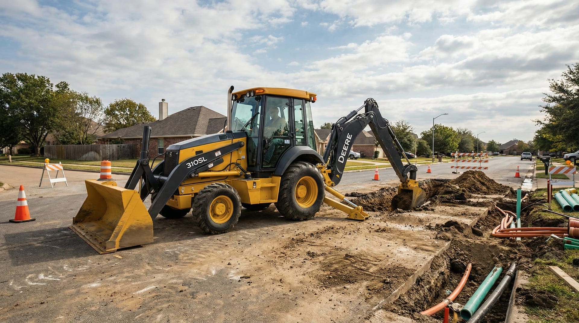 Backhoe Loaders shipping and transport