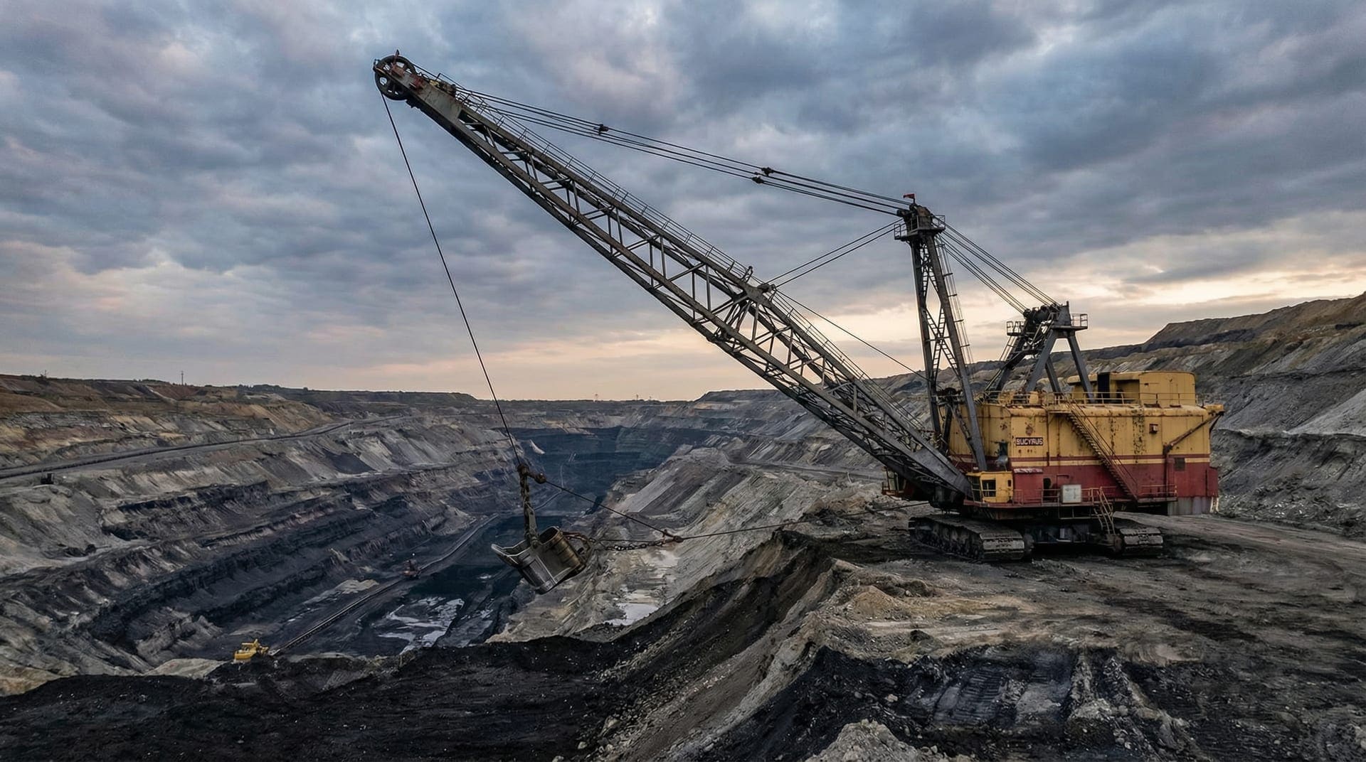 Draglines shipping and transport