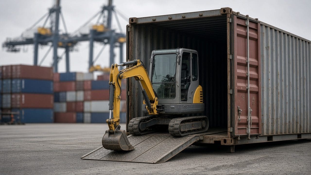Mini Excavators shipping and transport