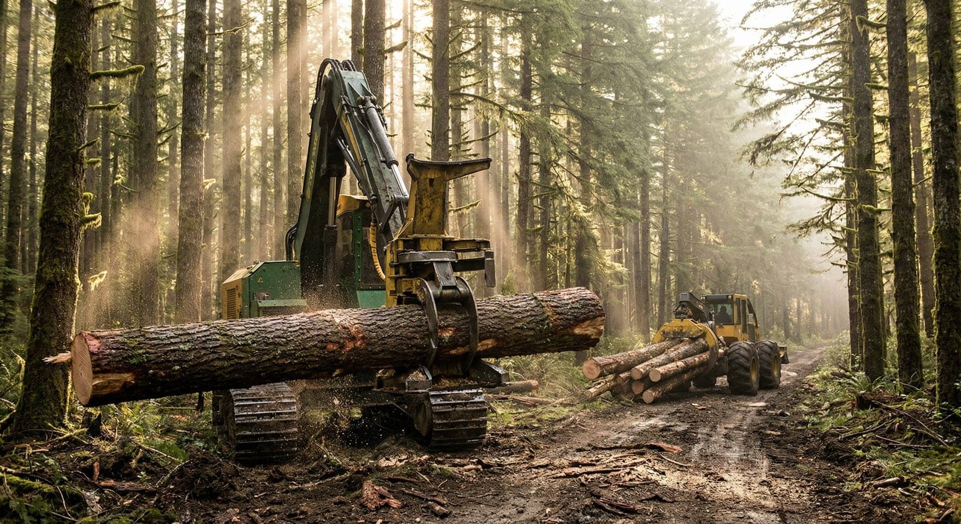 Envío de equipo forestal al exterior