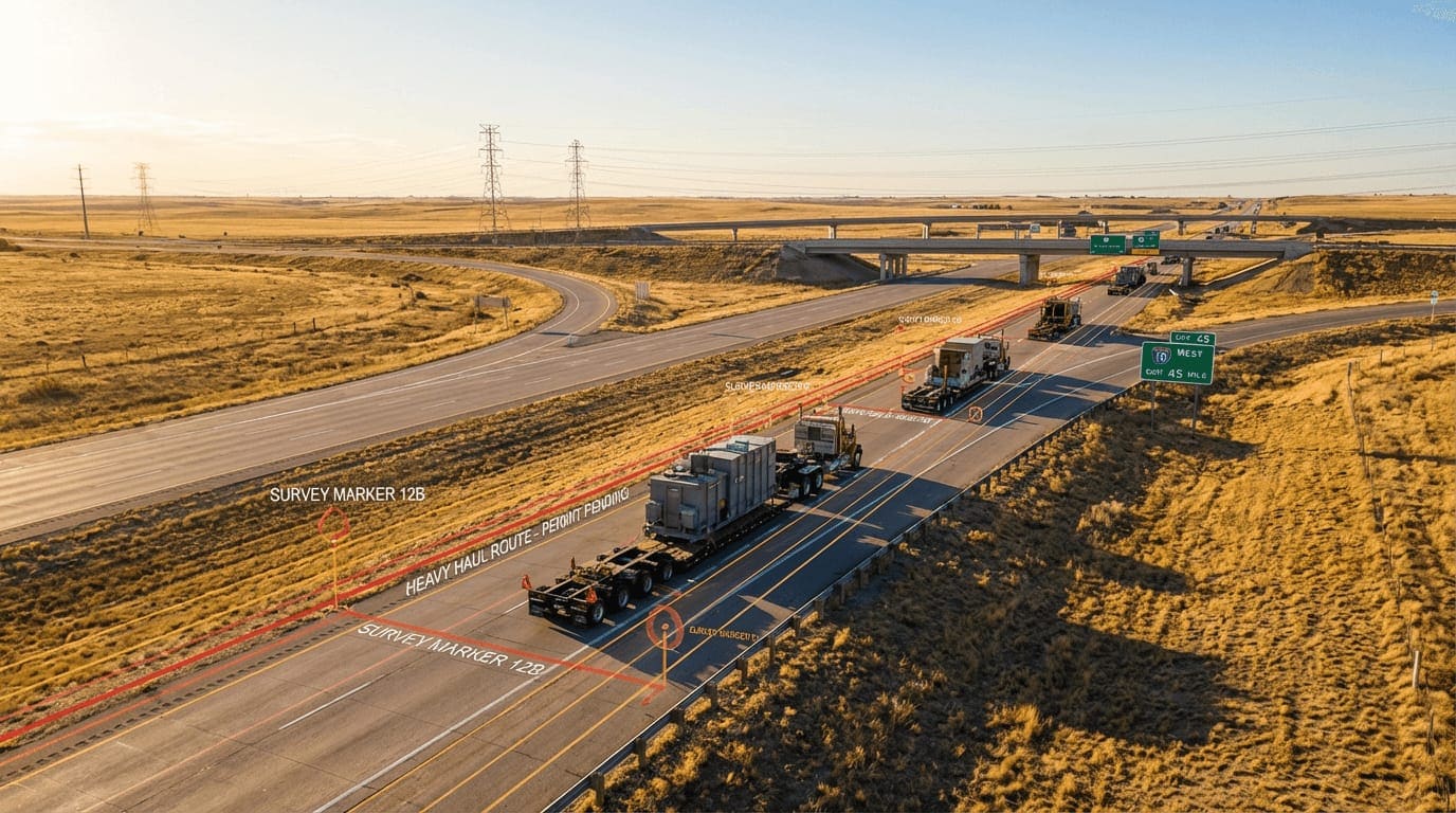Oversize permits and route surveys