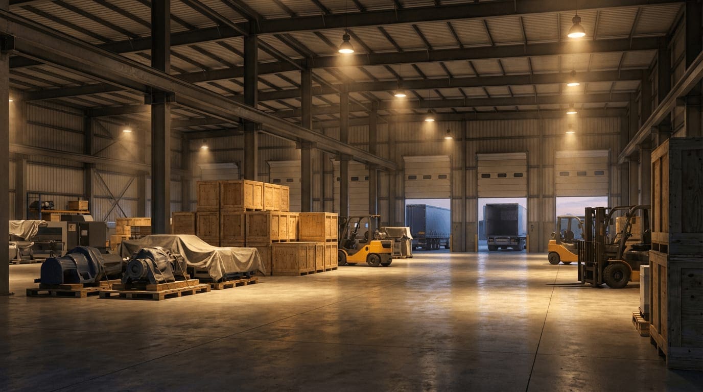 Warehouse, transload and container stuffing near the port